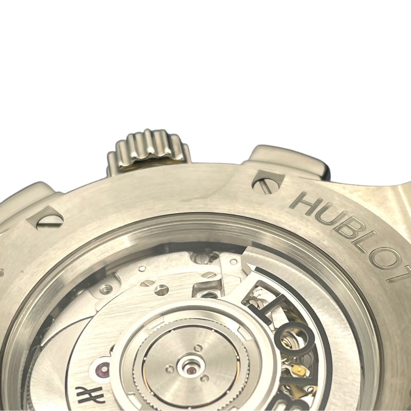 ウブロ HUBLOT クラシックフュージョン アエロ・フュージョン クロノグラフ チタニウム 525.NX.0170.LR スケルトン チタン×ラバーベルト 自動巻き メンズ 腕時計