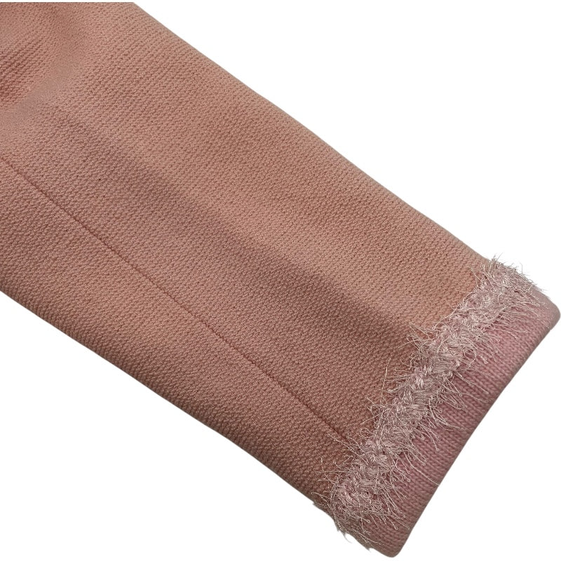 シャネル CHANEL ココマークボタンジャケット&スカート P04100 ピンク ウール レディース セットアップ