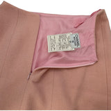 シャネル CHANEL ココマークボタンジャケット&スカート P04100 ピンク ウール レディース セットアップ