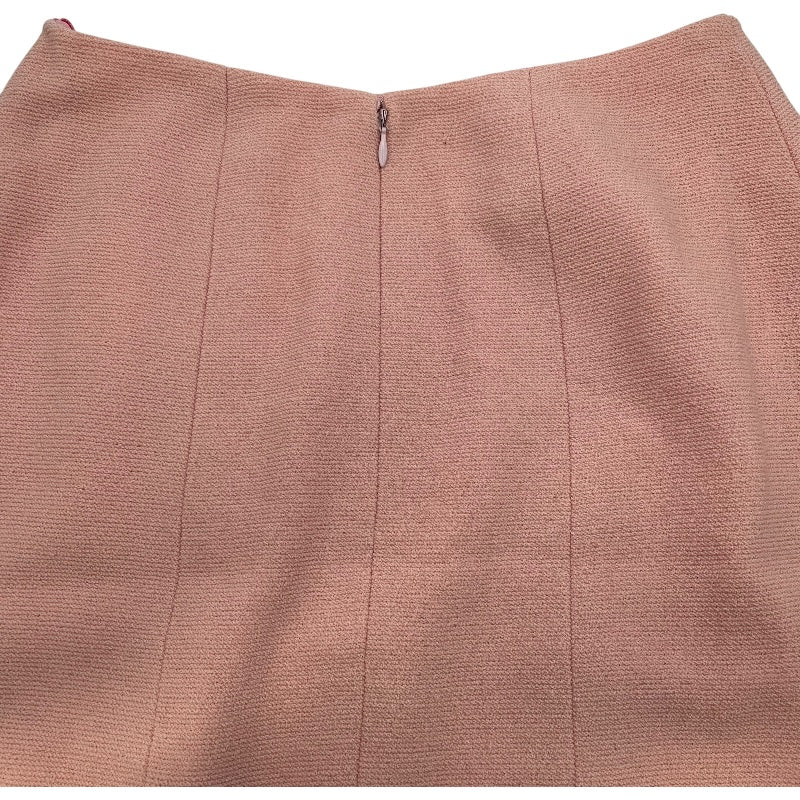 シャネル CHANEL ココマークボタンジャケット&スカート P04100 ピンク ウール レディース セットアップ