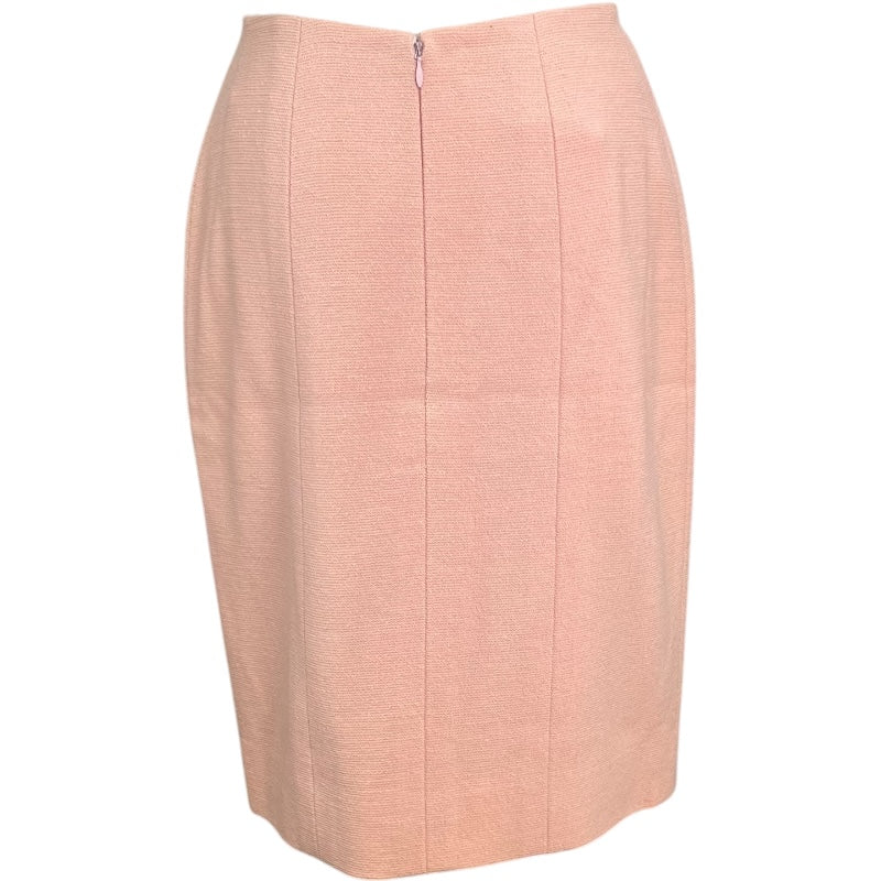 シャネル CHANEL ココマークボタンジャケット&スカート P04100 ピンク ウール レディース セットアップ