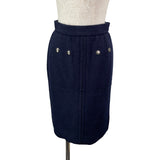 シャネル CHANEL 刺繍装飾ツイードセットアップ P09712V05945 ネイビー ツイード レディース セットアップ