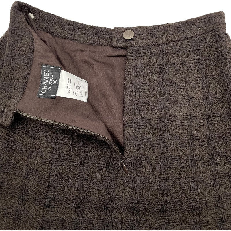 シャネル CHANEL ツイードジャケット&スカートセットアップ P09702 ウール レディース セットアップ