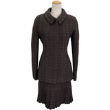 シャネル CHANEL ツイードジャケット&スカートセットアップ P09702 ウール レディース セットアップ