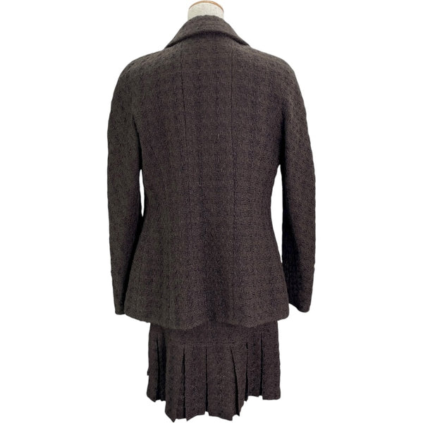 シャネル CHANEL ツイードジャケット&スカートセットアップ P09702 ウール レディース セットアップ