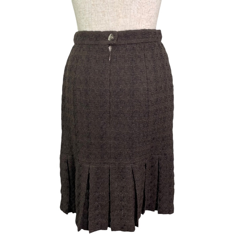 シャネル CHANEL ツイードジャケット&スカートセットアップ P09702 ウール レディース セットアップ