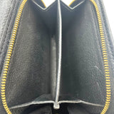 ルイ・ヴィトン LOUIS VUITTON ポルトフォイユ・メティス M80880 ブラック モノグラム・アンプラント レディース 三つ折り財布