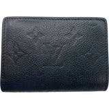 ルイ・ヴィトン LOUIS VUITTON ポルトフォイユ・メティス M80880 ブラック モノグラム・アンプラント レディース 三つ折り財布