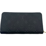 ルイ・ヴィトン LOUIS VUITTON ジッピー・ウォレット M61864 ブラック モノグラム・アンプラント レディース 長財布