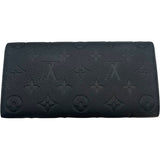 ルイ・ヴィトン LOUIS VUITTON ポルトフォイユ・エミリー M62369 ブラック モノグラム・アンプラント レディース 長財布