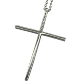 ポンテヴェキオ Ponte Vecchio ブラックダイヤ クロスモチーフネックレス ホワイトゴールド K18WG ブラックダイヤモンド ジュエリー