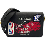 ルイ・ヴィトン LOUIS VUITTON NBAコラボ ステュディオ メッセンジャーバッグ M58498 ブラック モノグラム ・アンプラント レディース ショルダーバッグ