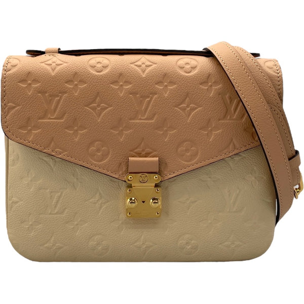 ルイ・ヴィトン LOUIS VUITTON ポシェット・メティスMM M44300 ベージュ/アイボリー モノグラム・アンプラント レディース ショルダーバッグ