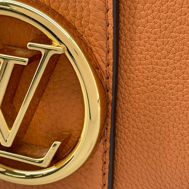 ルイ・ヴィトン LOUIS VUITTON ポンヌフソフトMM M58968 シエンヌドレ カーフ レディース ショルダーバッグ