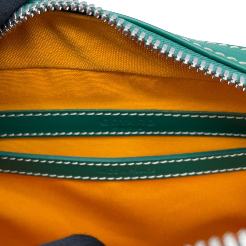 ゴヤール GOYARD カップヴェールPM グリーン コーティングキャンバス レディース ショルダーバッグ