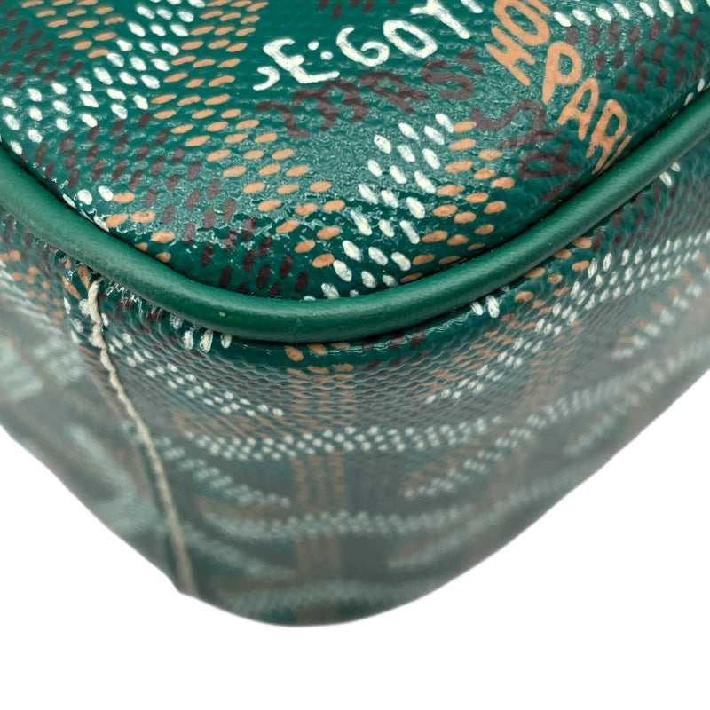 ゴヤール GOYARD カップヴェールPM グリーン コーティングキャンバス レディース ショルダーバッグ