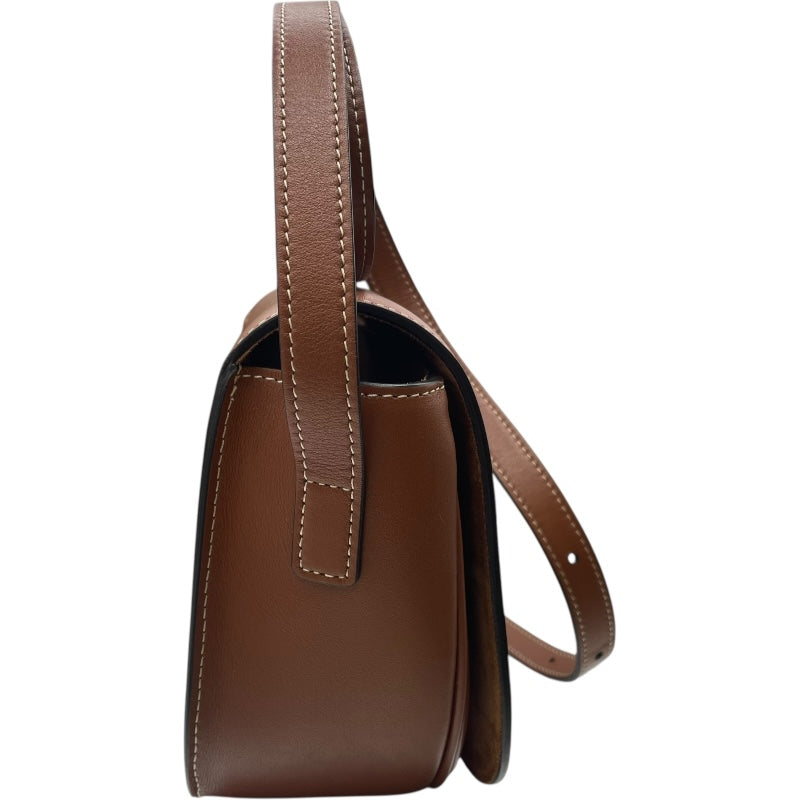 セリーヌ CELINE フォルコキュイルトリオンフ ショルダー 198263 ブラウン カーフ レディース ショルダーバッグ