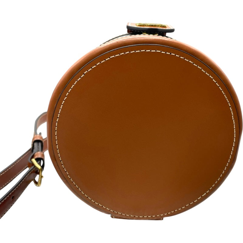 セリーヌ CELINE トリオンフタンブール スモール 195642 ブラウン PVC/レザー レディース ショルダーバッグ