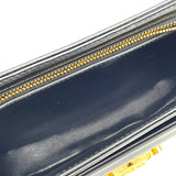 セリーヌ CELINE ティーン ブザス トリオンフショルダー 110413 ブラック シャイニーカーフ レディース ショルダーバッグ