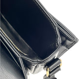 セリーヌ CELINE ティーン ブザス トリオンフショルダー 110413 ブラック シャイニーカーフ レディース ショルダーバッグ