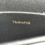 セリーヌ CELINE ティーン ブザス トリオンフショルダー 110413 ブラック シャイニーカーフ レディース ショルダーバッグ