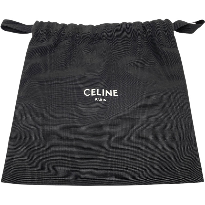 セリーヌ CELINE ティーン ブザス トリオンフショルダー 110413 ブラック シャイニーカーフ レディース ショルダーバッグ