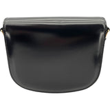 セリーヌ CELINE ティーン ブザス トリオンフショルダー 110413 ブラック シャイニーカーフ レディース ショルダーバッグ