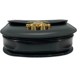 セリーヌ CELINE ティーン ブザス トリオンフショルダー 110413 ブラック シャイニーカーフ レディース ショルダーバッグ