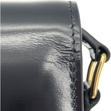 セリーヌ CELINE ティーン ブザス トリオンフショルダー 110413 ブラック シャイニーカーフ レディース ショルダーバッグ