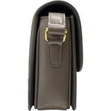 セリーヌ CELINE ティーントリオンフショルダーバッグ 188423 グレー GD金具 シャイニーカーフ レディース ショルダーバッグ