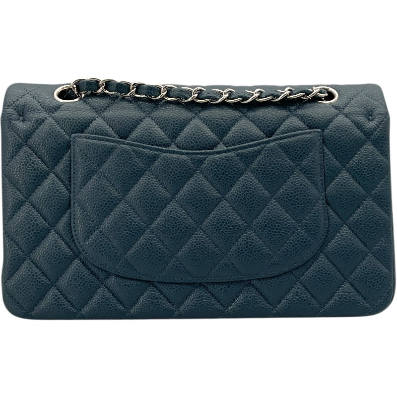 シャネル CHANEL マトラッセ25 A01112 20番台 ライトブルー SV金具 キャビアスキン レディース ショルダーバッグ