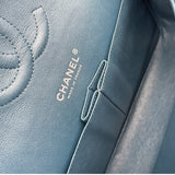 シャネル CHANEL マトラッセ25 A01112 20番台 ライトブルー SV金具 キャビアスキン レディース ショルダーバッグ