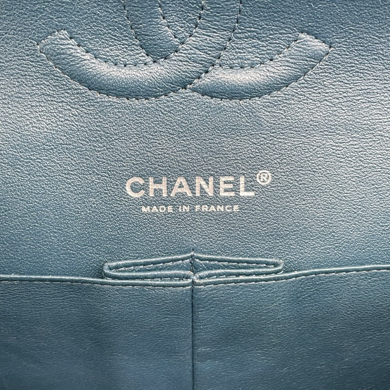 シャネル CHANEL マトラッセ25 A01112 20番台 ライトブルー SV金具 キャビアスキン レディース ショルダーバッグ