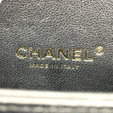 シャネル CHANEL CCフィリグリースモールバニティバッグ A93342 ブラック キャビスキン レディース ショルダーバッグ