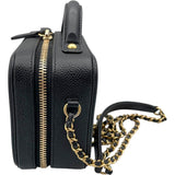 シャネル CHANEL CCフィリグリースモールバニティバッグ A93342 ブラック キャビスキン レディース ショルダーバッグ