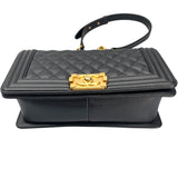 シャネル CHANEL ボーイシャネル25 A67086 ブラック キャビアスキン レディース ショルダーバッグ