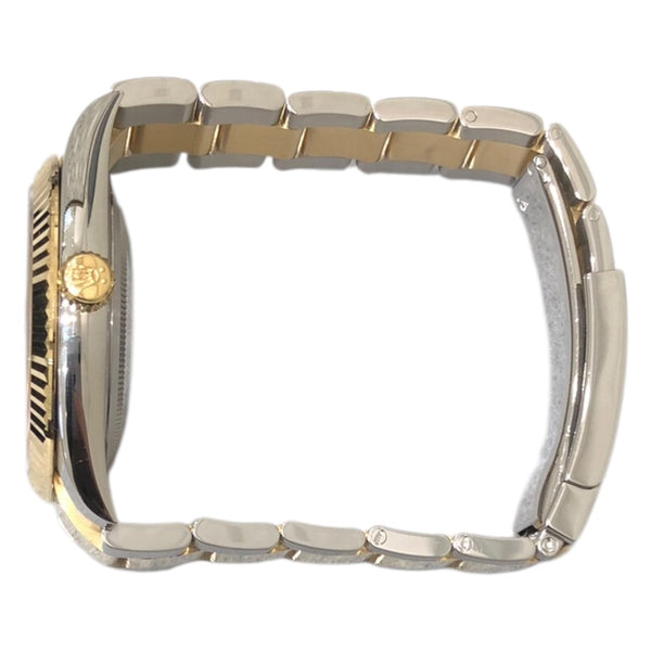 ロレックス ROLEX デイトジャスト41 126333 アイボリー k18YG×SS メンズ 腕時計