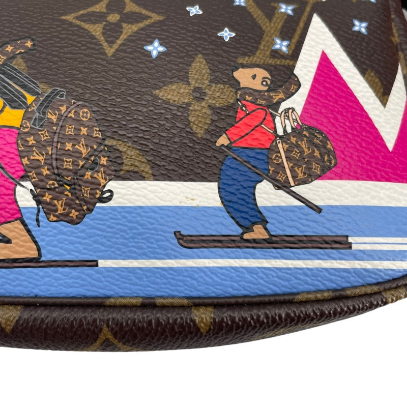 ルイ・ヴィトン LOUIS VUITTON ミニポシェット・アクセソワール M67769 モノグラム・スキーベア レディース ハンドバッグ