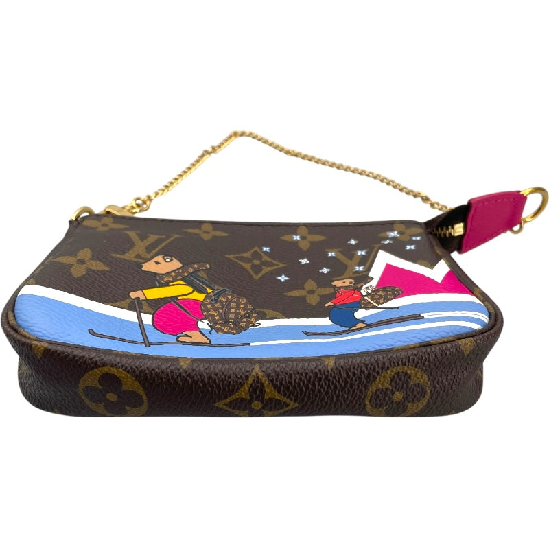 ルイ・ヴィトン LOUIS VUITTON ミニポシェット・アクセソワール M67769 モノグラム・スキーベア レディース ハンドバッグ