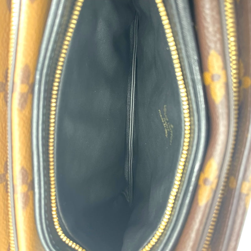 ルイ・ヴィトン LOUIS VUITTON ポシェット・LV3 M45412 ブラウン/ブラック モノグラム/モノグラム・リバース/ラム レディース ショルダーバッグ