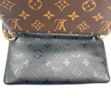 ルイ・ヴィトン LOUIS VUITTON ポシェット・LV3 M45412 ブラウン/ブラック モノグラム/モノグラム・リバース/ラム レディース ショルダーバッグ