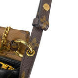 ルイ・ヴィトン LOUIS VUITTON ポシェット・LV3 M45412 ブラウン/ブラック モノグラム/モノグラム・リバース/ラム レディース ショルダーバッグ