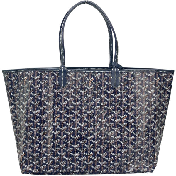 ゴヤール GOYARD サンルイPM ブルー コーティングキャンバス レディース トートバッグ