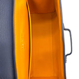 ゴヤール GOYARD サイゴン ミニ ブルー SV金具 コーティングキャンバス/レザー レディース ハンドバッグ
