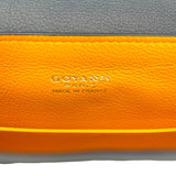 ゴヤール GOYARD サイゴン ミニ ブルー SV金具 コーティングキャンバス/レザー レディース ハンドバッグ