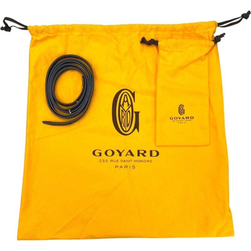 ゴヤール GOYARD サイゴン ミニ ブルー SV金具 コーティングキャンバス/レザー レディース ハンドバッグ