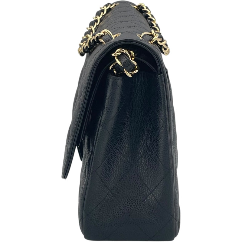 シャネル CHANEL マトラッセ30 A58600　16番台 ブラック GD金具 キャビアスキン レディース ショルダーバッグ