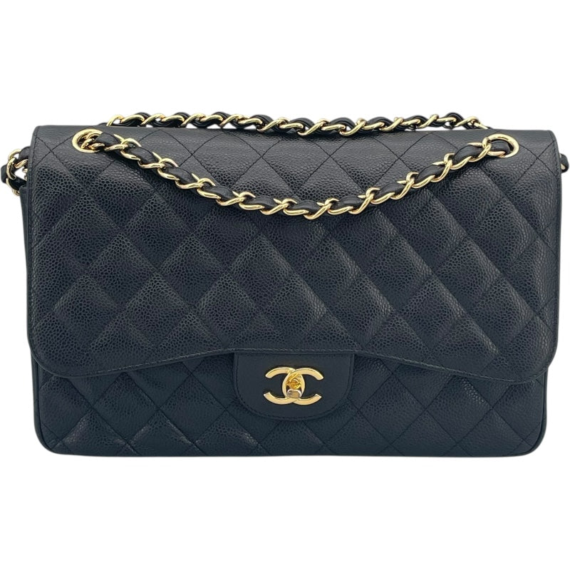 シャネル CHANEL マトラッセ30 A58600　16番台 ブラック GD金具 キャビアスキン レディース ショルダーバッグ