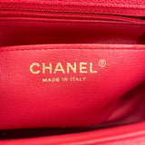 シャネル CHANEL ミニマトラッセ18 A35200 23番台 ピンク GD金具 キャビアスキン レディース ショルダーバッグ
