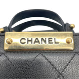 シャネル CHANEL マトラッセスモールチェーンショルダー A93731 23番台 ブラック GD金具 キャビアスキン レディース ショルダーバッグ